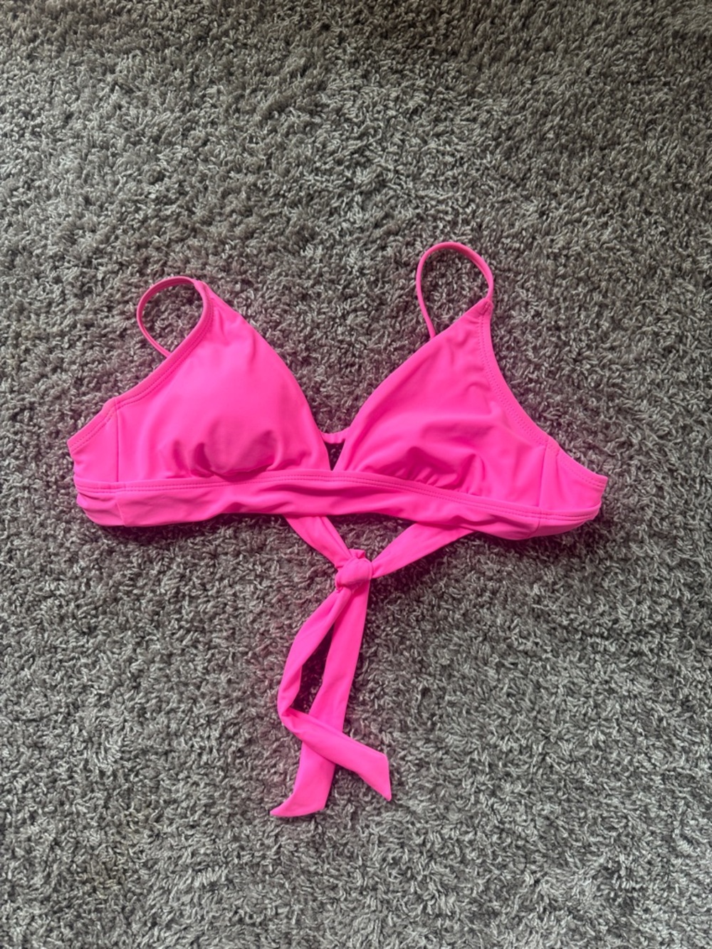 Hot Pink Bikini Top - Size M - NWOT